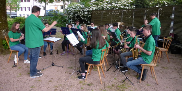 Jugend der Stadt- und Feuerwehrkapelle Schiltach musizierte
