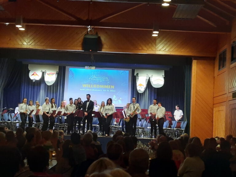 Auftritt der Jugendkapelle Schiltach / Schenkenzell beim Jahreskonzert in Schenkenzell